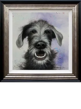 Scruff - Original - Black And Silver Framed