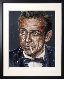 Sean Connery 007 - Black Framed