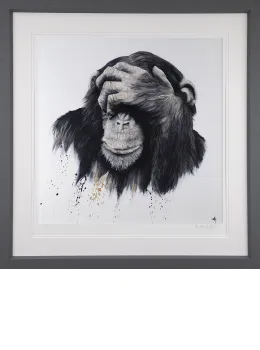 See No Evil - Grey Framed