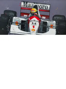 Senna - Monaco '92 - Mounted