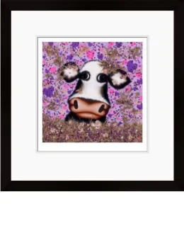 Serenity - Matt Black Framed