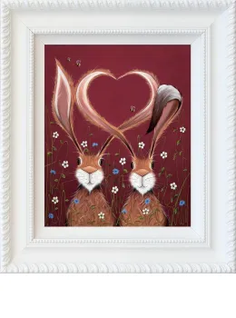 Share The Love - White Framed