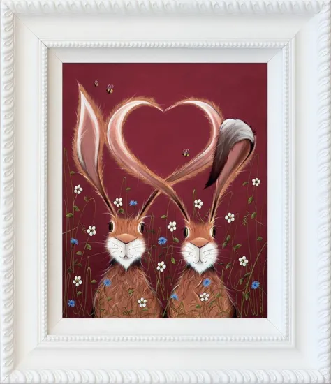 Share The Love - White Framed Share The Love - White Framed