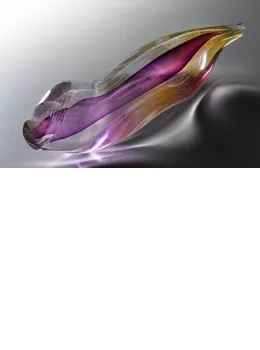 Silver Leaf Series II (Amethyst) - Original Sculpture