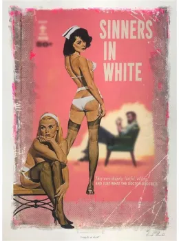 Sinners In White - Mounted