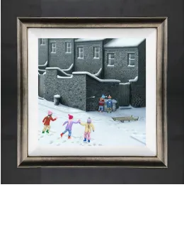 Sitting Ducks - Canvas - Black Framed