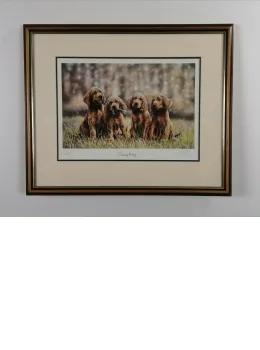 Sitting Pretty - Brown Framed