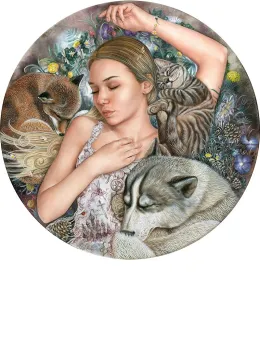 Sleeping Beauty - Unframed Canvas