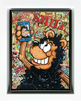 Smile - Original - White Framed