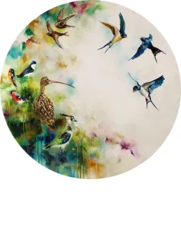 Solstice (Swifts) - Small - Mounted