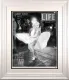 Some Like It Hot (Black & White) - White Framed