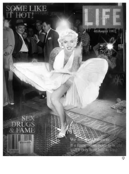 Some Like It Hot - (Black & White) - Mounted