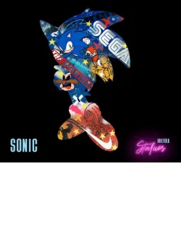 Sonic (Mini) - Original - Wall Sculpture - With Wall Fittings