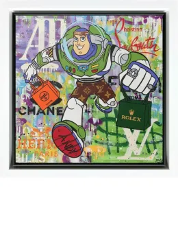 Space Fashion - Original - White Framed