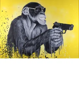 Speak To The Monkey - Mounted