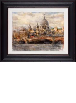 St Paul's - Black Framed