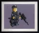 Stand By (Lego) - Black Framed