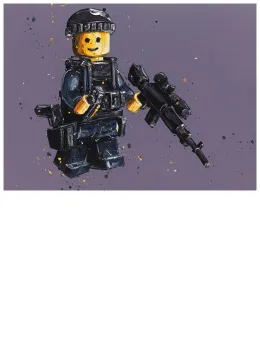 Stand By (Lego) - Mounted
