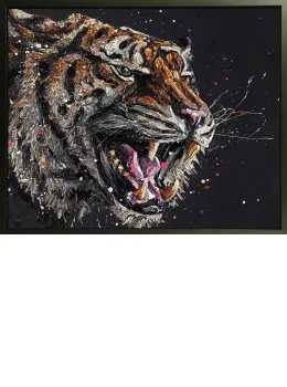 Stark - Canvas - Artist Proof Black Framed - Framed Box Canvas