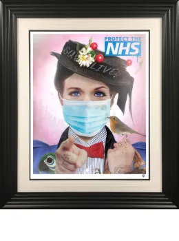 Stay Home, Save Lives - Large Size - Black Framed