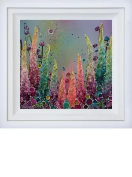 Steals My Heart - Original - White Framed