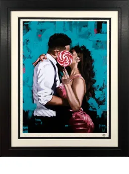 Strawberry Swirl - Framed