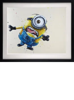 Stuart The Minion - Artist Proof - Black Framed