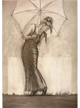 Study For Parasol I - Mounted