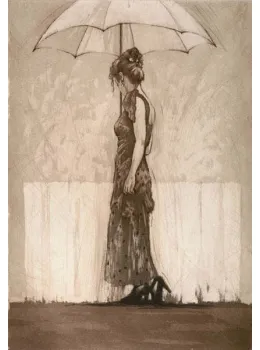 Study For Parasol II - Mounted