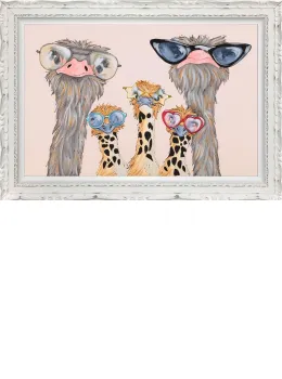 Summer Holiday - Ornate White Framed