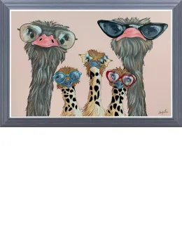 Summer Holiday - Original - Dark Grey Framed