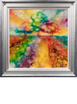 Summer Light - Silver-Blue Framed
