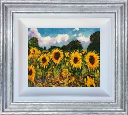 Summer Radiance - Original - Silver Framed