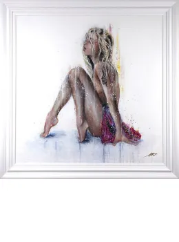 Sunrise II - Original - White Framed