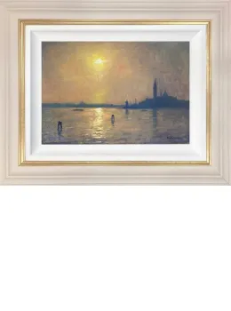 Sunset Evenings - Original - Cream Framed