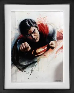 Superman - Original - Black Framed
