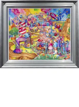 Sweets And Treats - Silver-Blue Framed