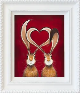Take Hare of My Heart - Framed