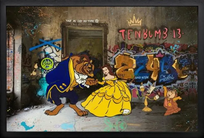 Tale As Old As Time - Original - Black Framed