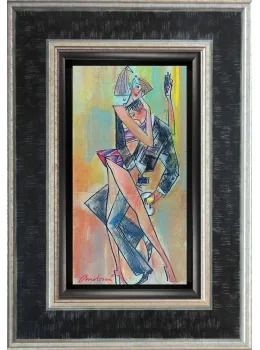 Tango Selfie - Original - Black Framed