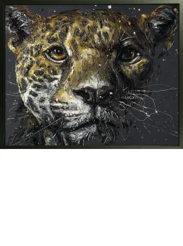 Ted - Canvas - Black Framed - Framed Box Canvas