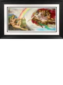 Temptation Of God By Dave (From Brighton) - Black Framed