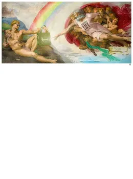 Temptation Of God By Dave (From Brighton) - Mounted
