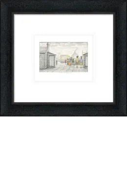 That's Kept Them Quiet - Sketch - Black-Grey Framed