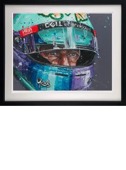 The Better Prospect (Daniel Ricciardo) - Artist Proof Black Framed