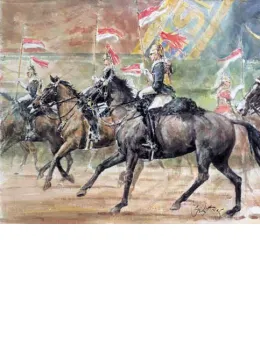 The Blues And Royals - Framed