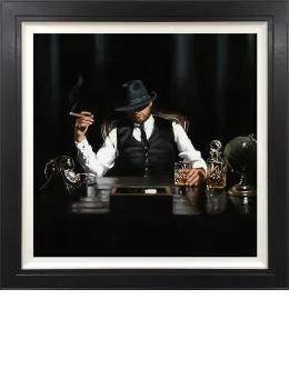 The Boss - Canvas - Black Framed