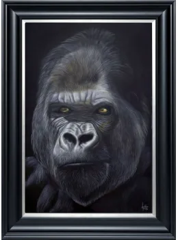The Boss - Canvas - Black Framed