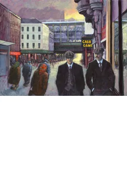 The Boys Are Back In Town - Black Framed