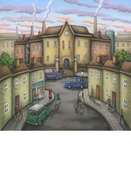 The Chocolate Factory - On Canvas - Board Only